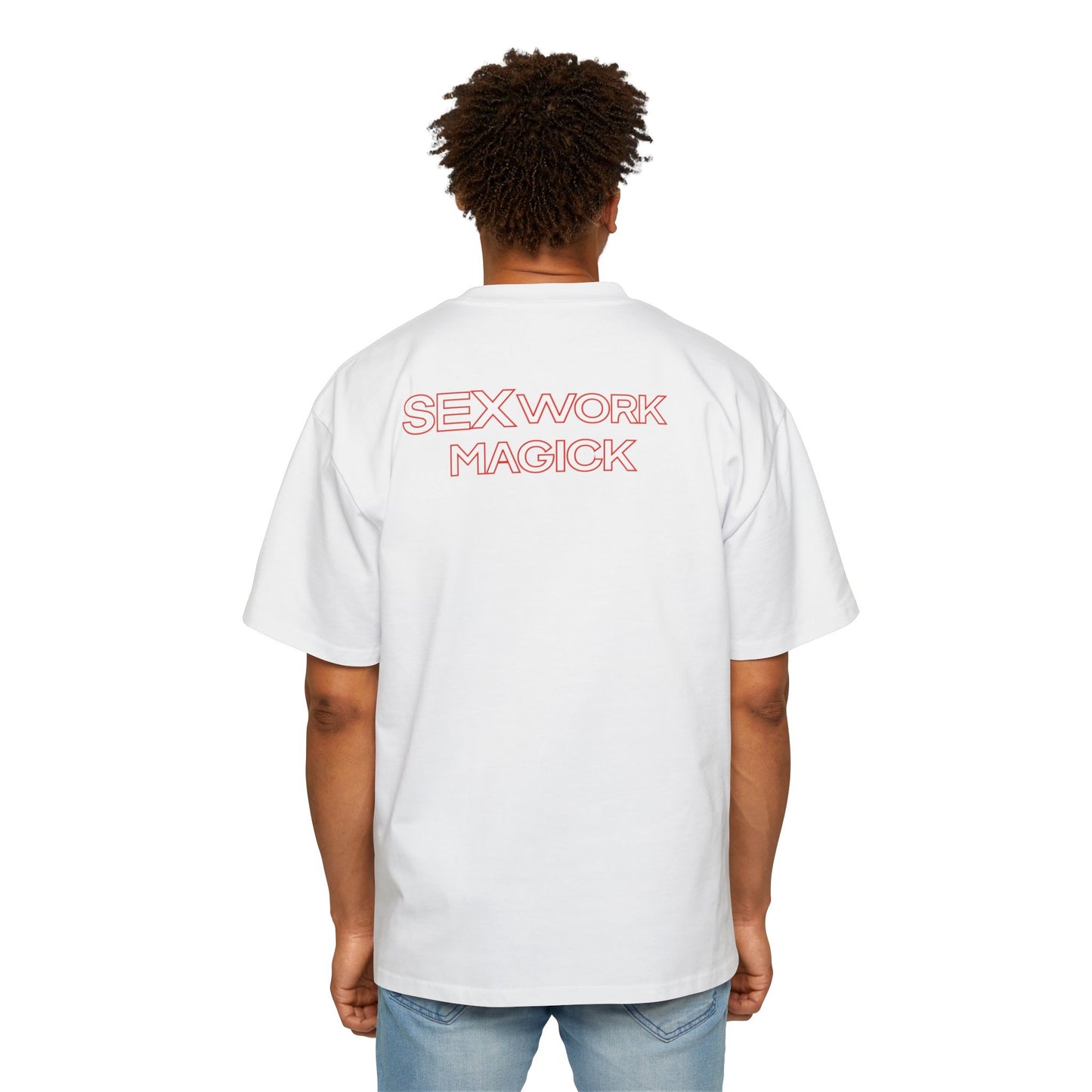 Men's Tee - Fetish Subjective Boot Licker Oversized Tee