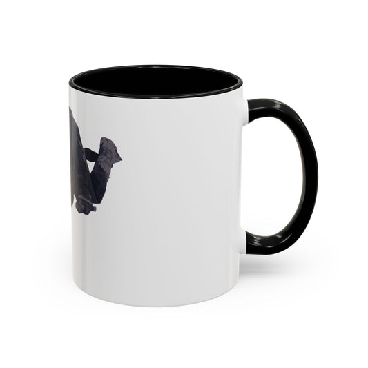 Unique Artful Coffee Mug, Black and White Abstract Design, Perfect Gift for Art Lovers, Home Decor, Daily Use, Coffee Lovers, Mug Collection